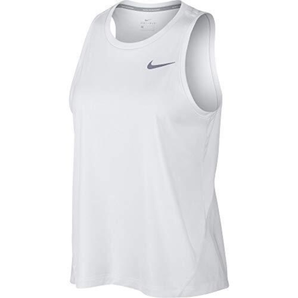 Nike Womens Miler Running Tank size XS in White NWT